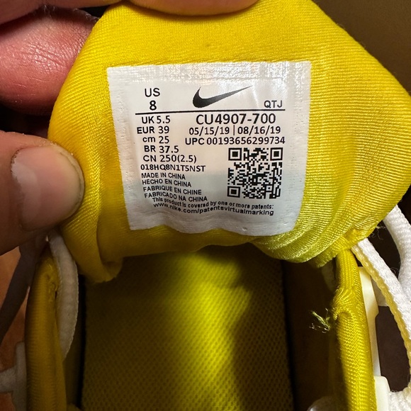 Size8- Nike Air VaporMax Plus Sunshine Yellow - Picture 3 of 6